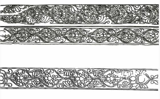 南北朝时代,这种卷草纹饰,结合了佛教的莲花图案,随佛教传入中国.