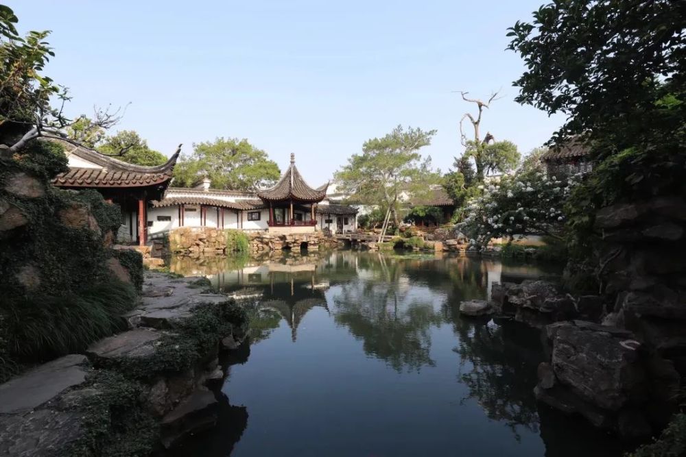 漫步苏州园林之水一隅水景便可惊艳一整个时节