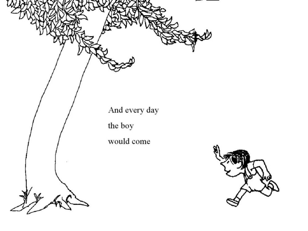 英文经典绘本丨the giving tree