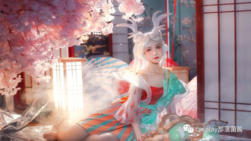 cos正片:王者荣耀遇见神鹿瑶@七尾狐