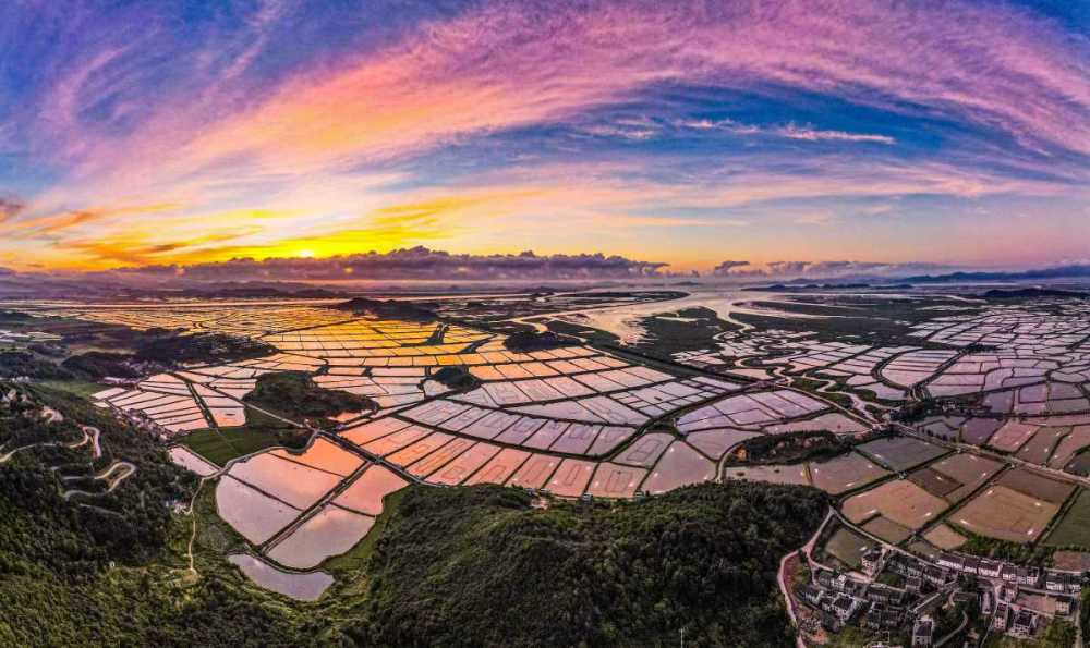 宁海王干山观东方日出看沧海桑田