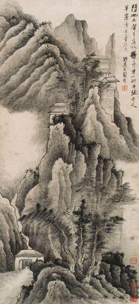 明末著名画家:龚贤山水画作品欣赏