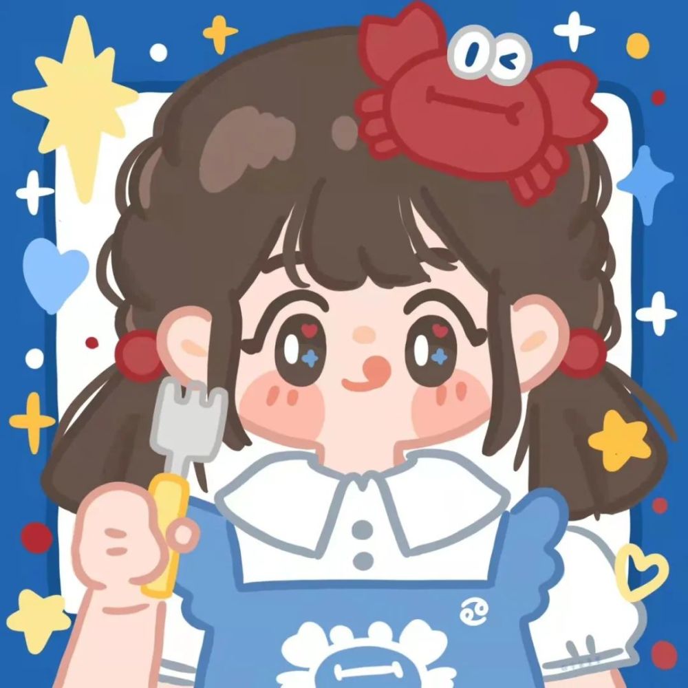 原创头像合集 | 美少女战士 女生闺蜜头像 插画头像 星座头像