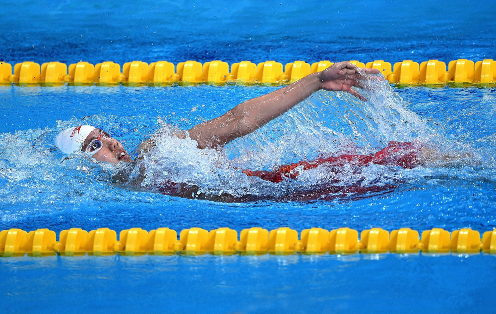 (全运会)游泳——女子200米仰泳:彭旭玮夺冠