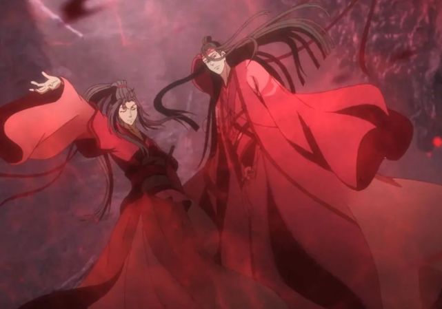 《魔道祖师》忘羡换上红衣服,四舍五入是成亲,家长同意来宾不少