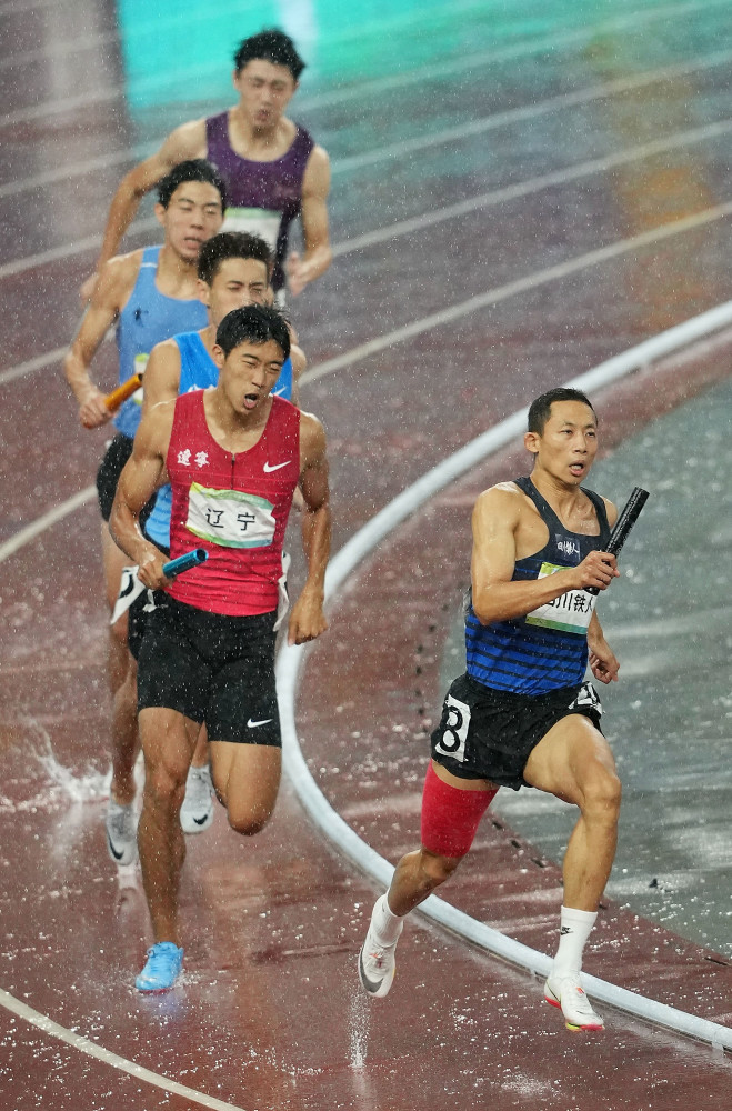 (全运会)(10)田径——男子4x400米接力决赛赛况