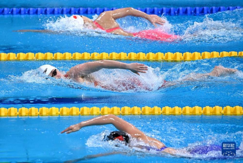 全运会-游泳女子800米自由泳决赛:河北队选手李冰洁夺冠