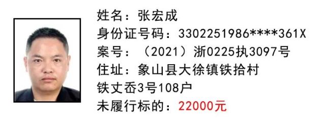 象山这38名老赖被实名曝光你认识吗