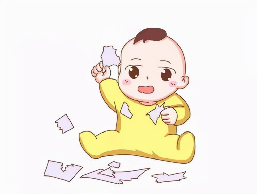 婴儿喜欢撕纸,是聪明的表现?