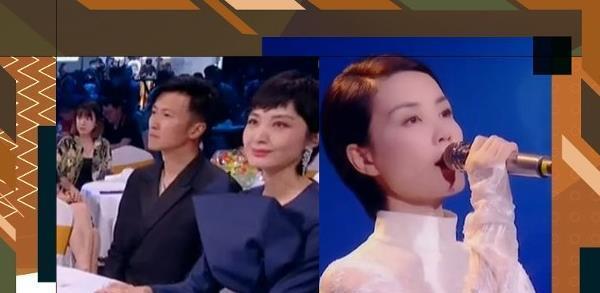 王菲谢霆锋同场亮相中秋晚会,小谢听女友名字毫无反应