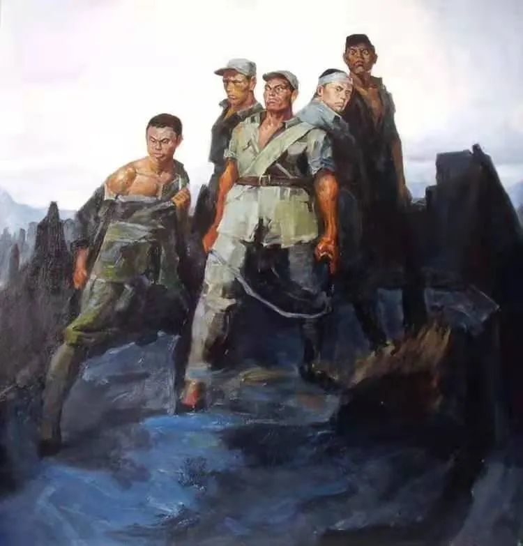 1941年9月25日,在狼牙山战斗中,连队5名战士马宝玉,胡德林,胡福才