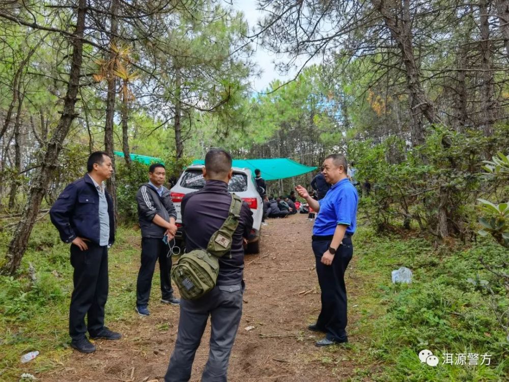 洱源警方捣毁一个野外流动赌博窝点,抓获涉赌人员41人