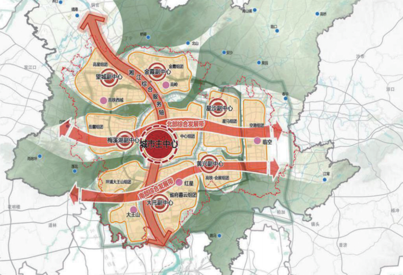长沙2035规划即将发布!将诞生六大城市副中心,你更看好谁?