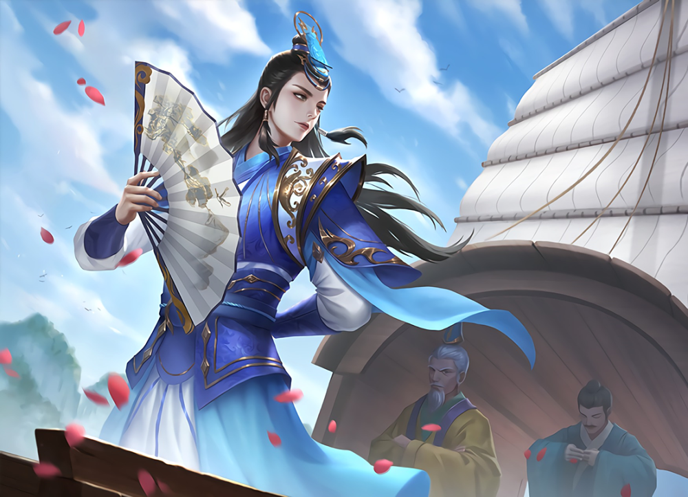 三国杀:第一个三服三原画武将,老服皮肤拉跨,手杀插图严谨