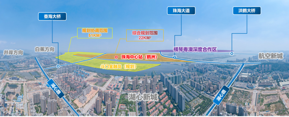 珠海新楼盘遍布的湖心路口传来最新规划