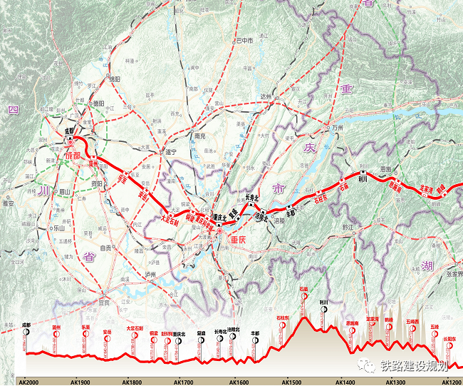 站点图公布成渝中线高铁建设全面启动资阳县县通高铁又近一步