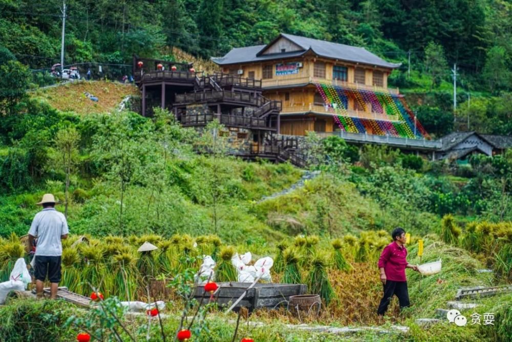 彭家寨确实很美,山清水秀,山川秀美.