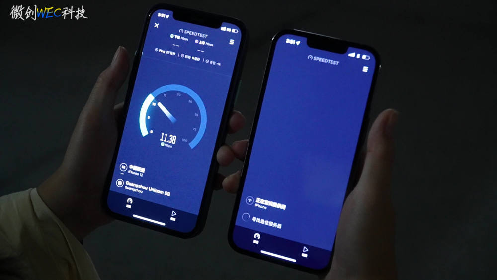 iphone13信号测试对比两台安卓手机在停车场能上网吗