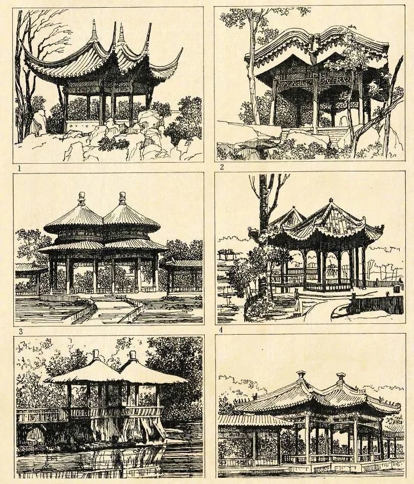 60例古建筑手绘图,收起来吧!