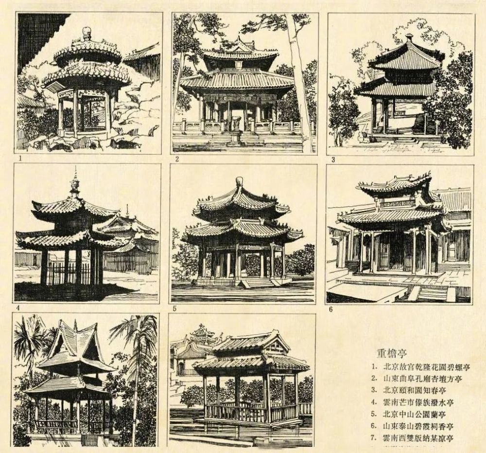 60例古建筑手绘图,收起来吧!