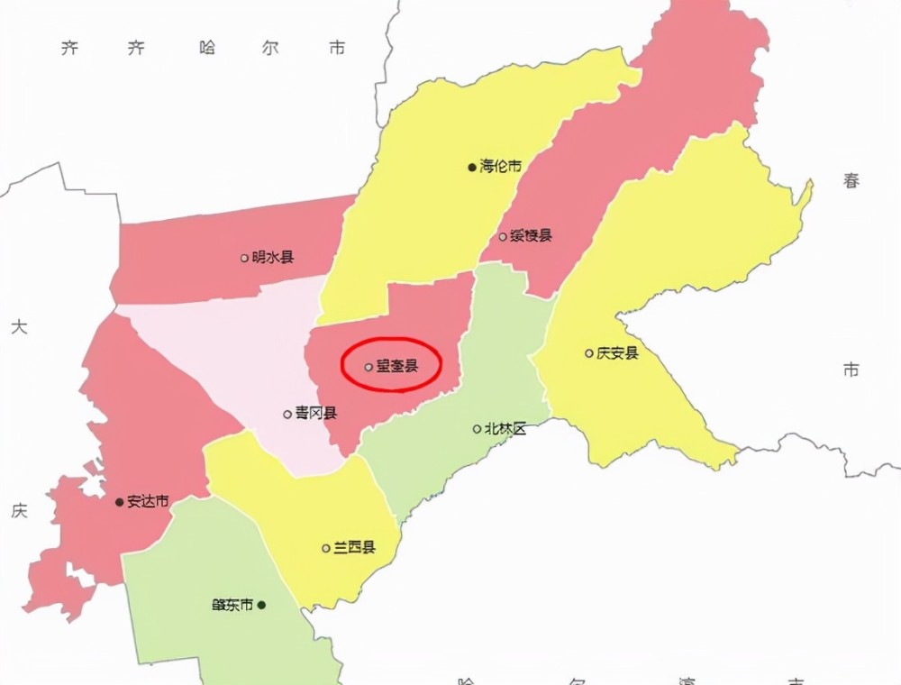 黑龙江省的区划调整,12个市之一,绥化市为何有10个区县?