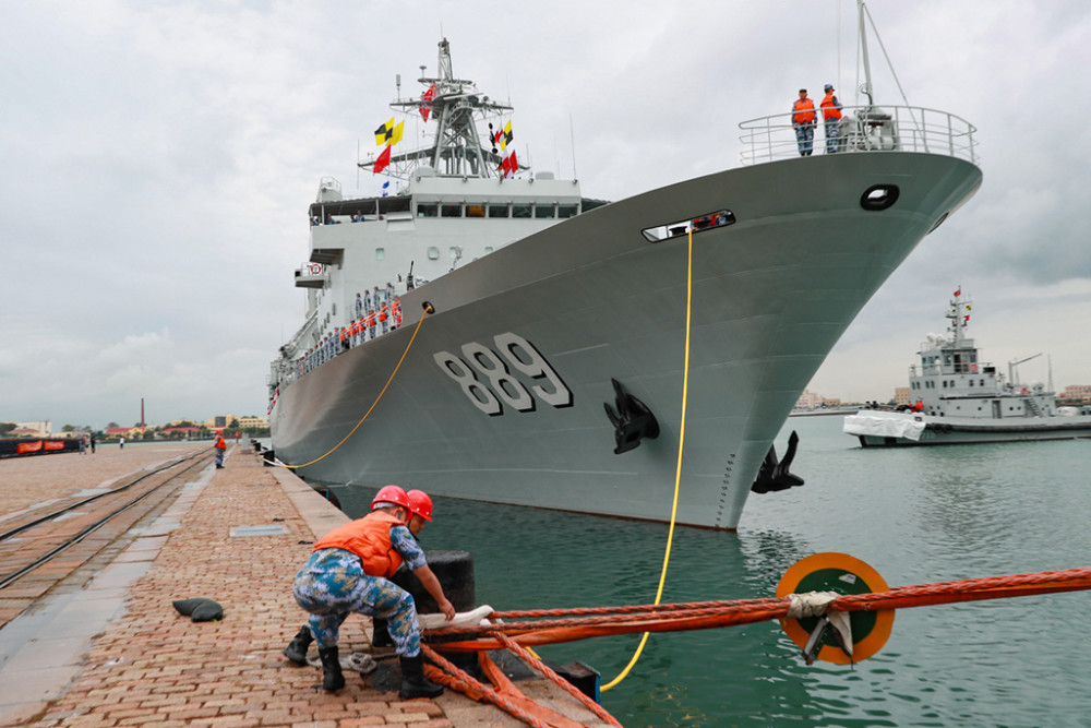 中国海军第39批护航编队起航奔赴亚丁湾