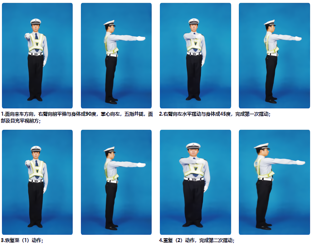 最新交警手势信号图解,避免搞错被警告或罚款