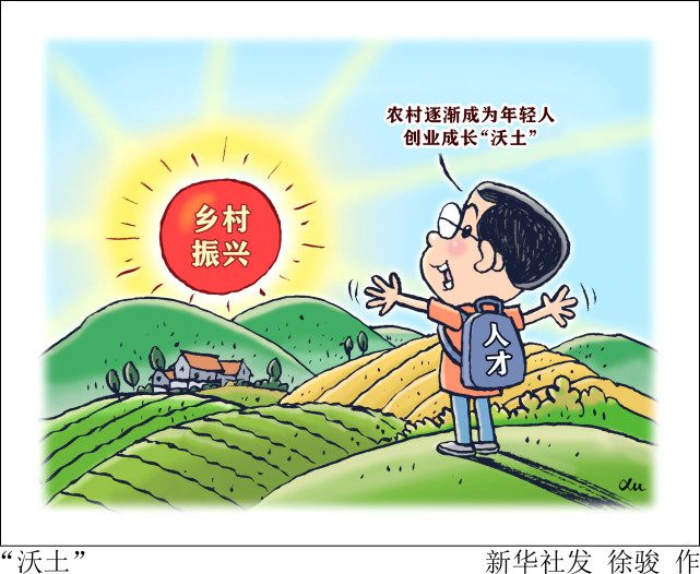 (图表·漫画)【财经聚焦·乡村振兴开新局】"沃土"