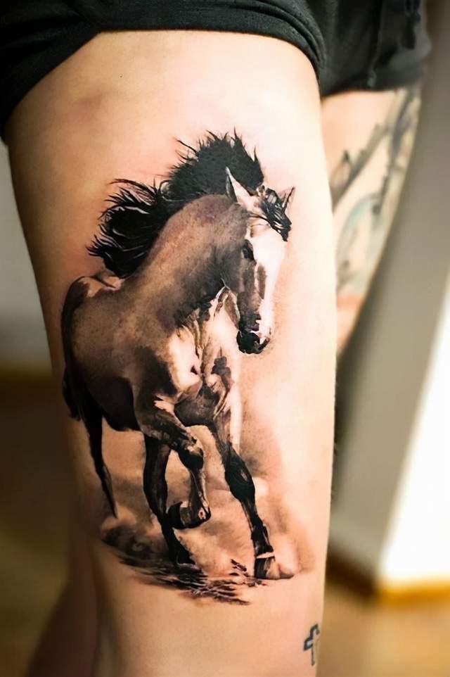 帕加索斯,马纹身图案