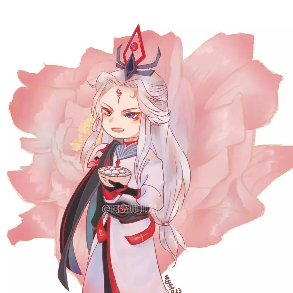 王者荣耀动漫头像:明世隐,我不是喜欢玩辅助,只是喜欢小明这盛世美颜