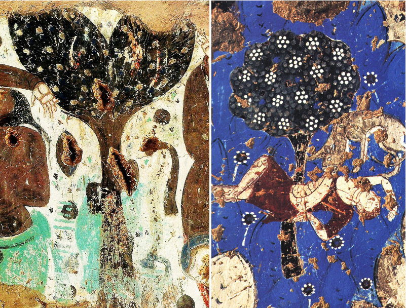 古龟兹国石窟壁画树木图像地域艺术特色的形成与发展
