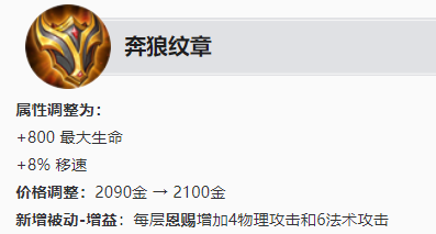 四,奔狼纹章救赎之翼的价格倒是涨了不少,足足300块,主动技能的护盾值