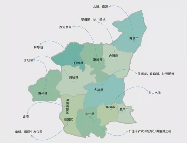 陕西省的区划调整,10个地级市之一,渭南市为何有11个区县?