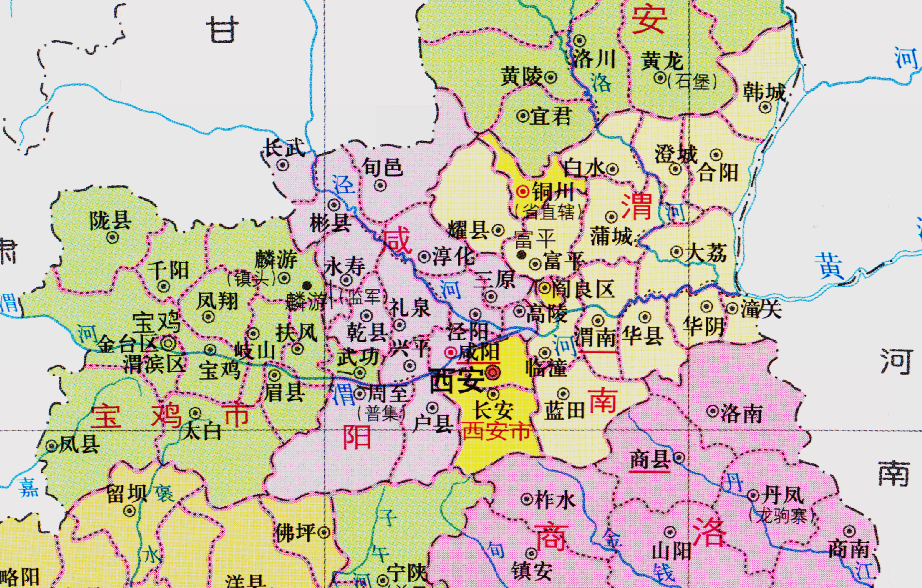 陕西省的区划调整10个地级市之一渭南市为何有11个区县