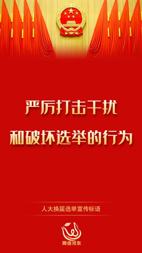 严肃换届纪律确保风清气正人大换届选举宣传标语