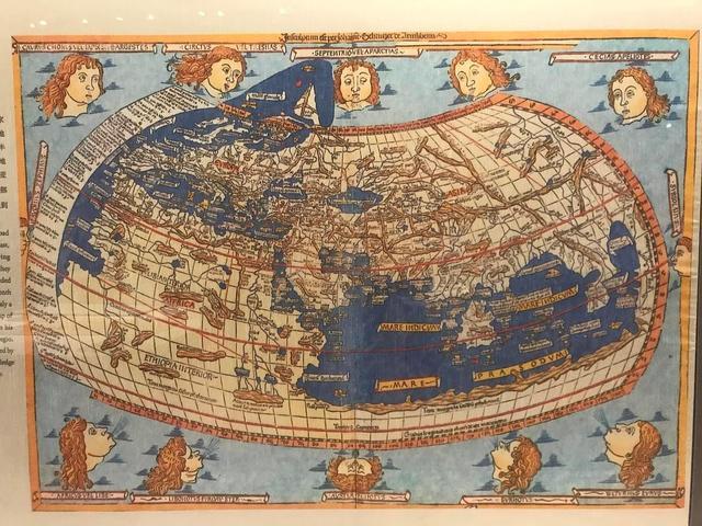 托勒密地图早在1491年的佛罗伦萨,居住在佛罗伦萨郊区的德国制图师亨