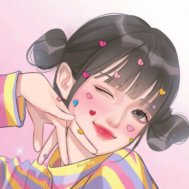 哦莫,哦莫,手绘头像支棱起来了!