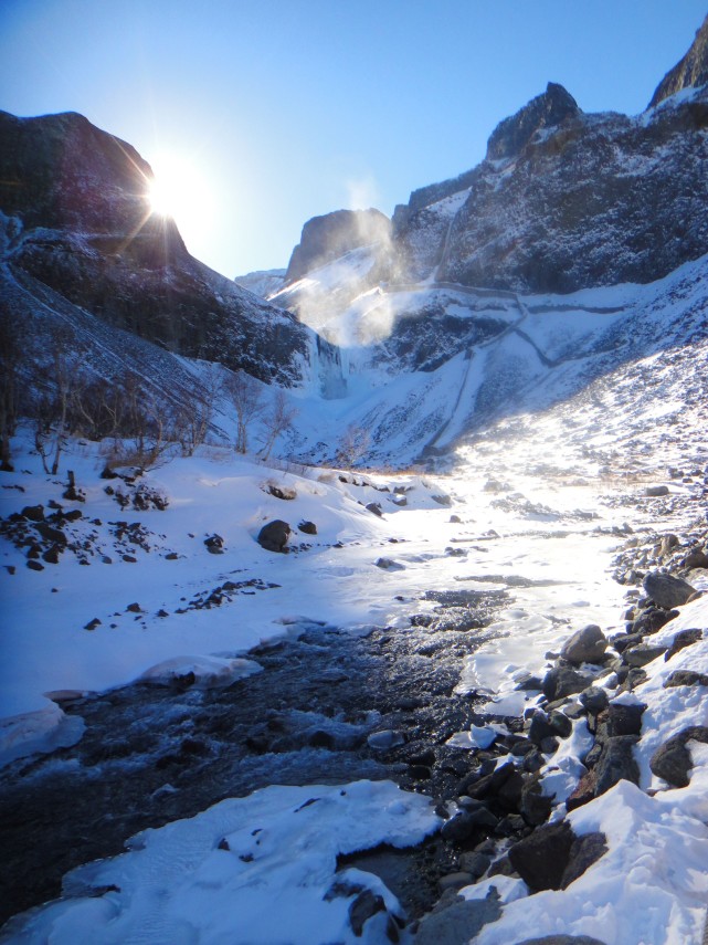 长白山的风景图