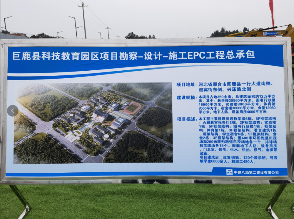 巨鹿县科技教育园区开工奠基!可容纳学生6000余人!