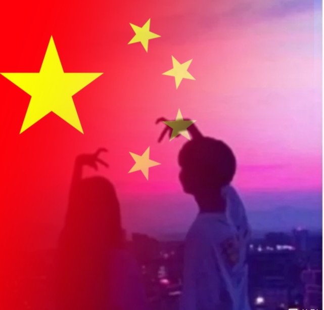 国庆爱国情侣头像