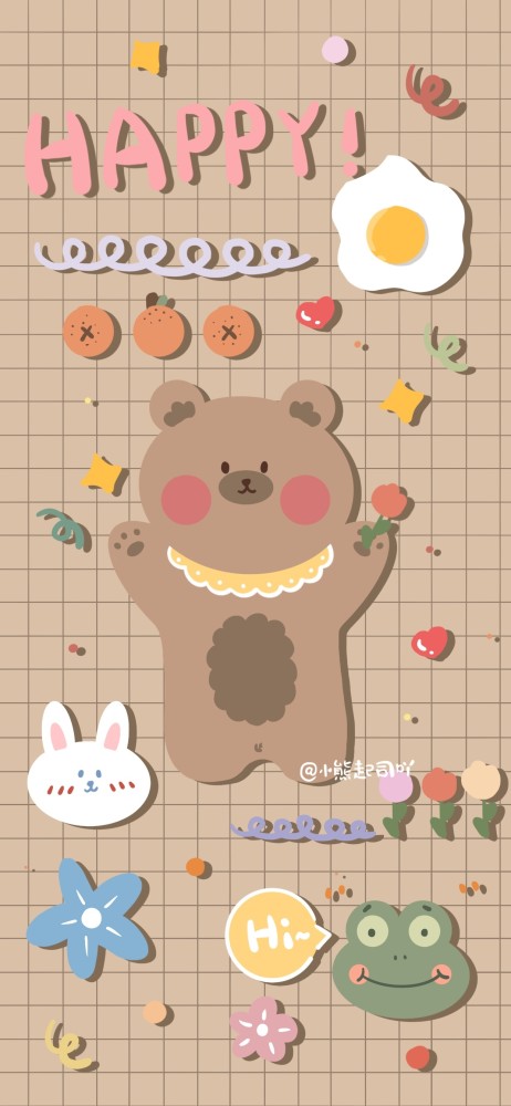 呆萌可爱的卡通壁纸