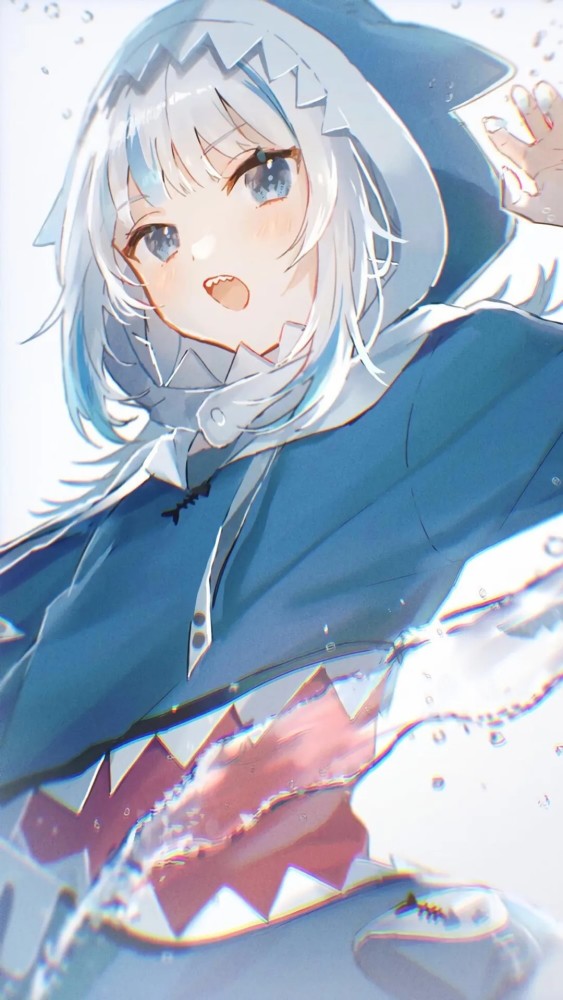 壁纸,鲨鱼少女葛呜.古拉