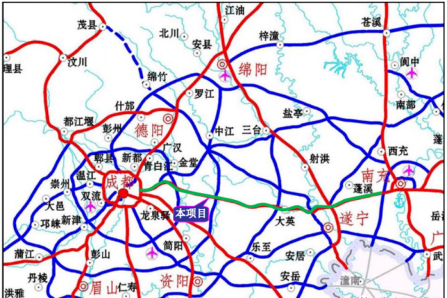 真开心,沪蓉高速成南段扩容取得突破,助力成都经济圈