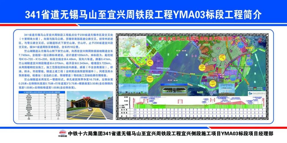 刚刚宜马快速通道竺山湖隧道宜兴段正式开工