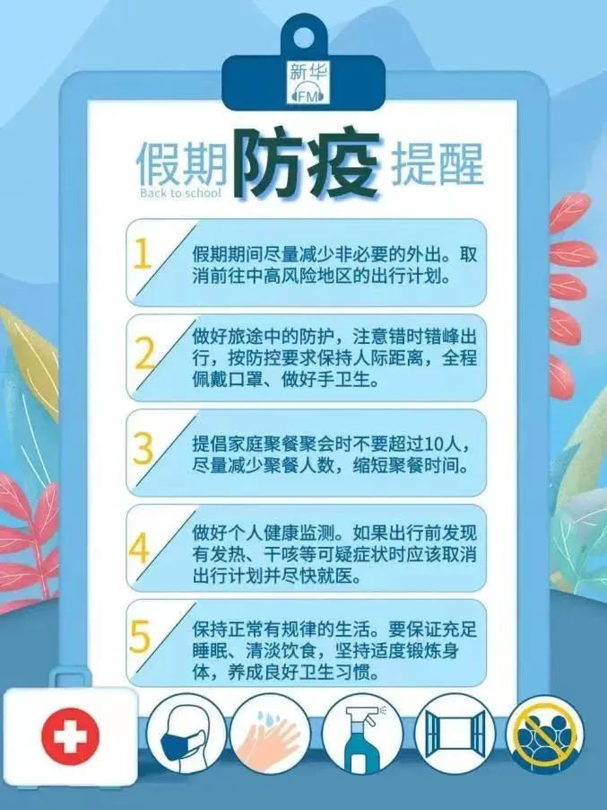 疫情防控|国庆出行,注意防范