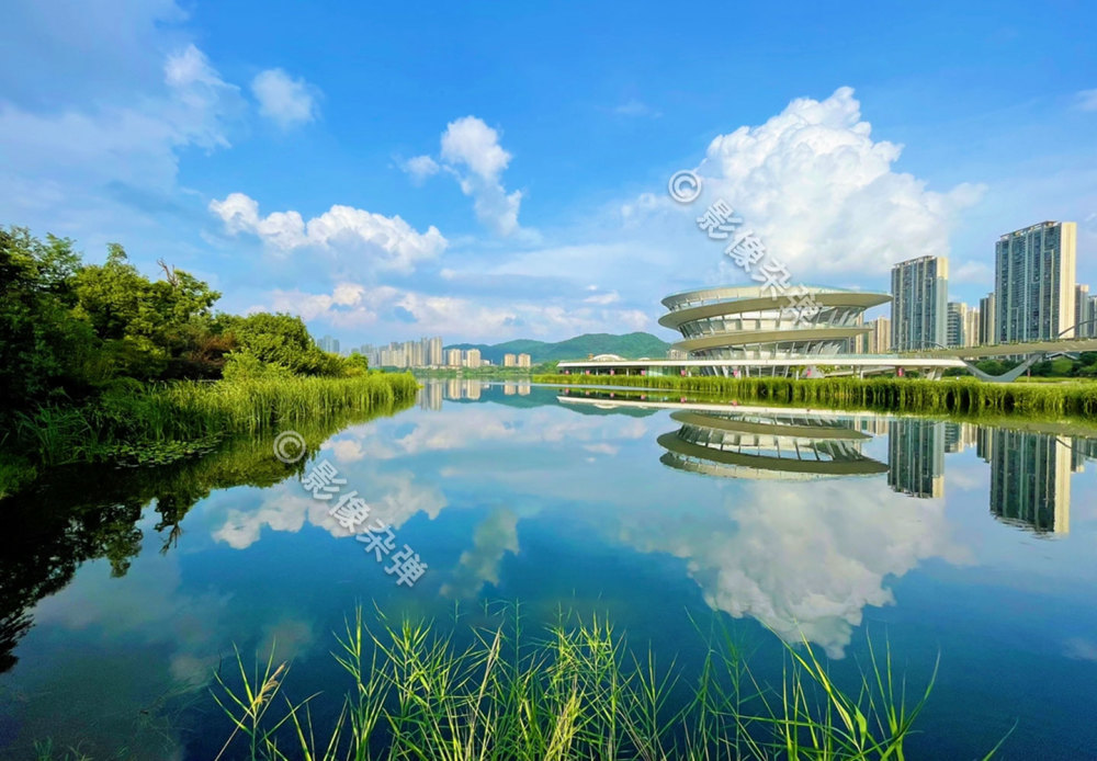 打卡长沙梅溪湖城市岛,360度无死角俯瞰梅溪湖美景