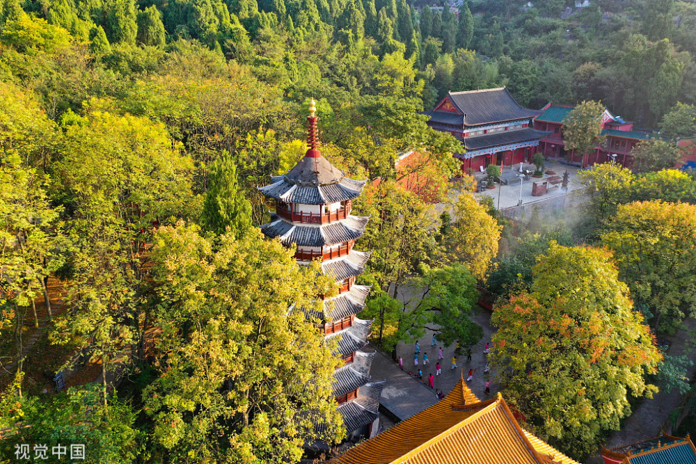 广西桂林:全州湘山寺景区秋意浓