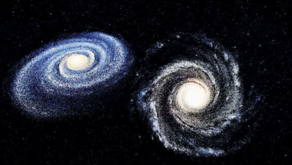 银河系和仙女座星系的大碰撞可能已经开始?未来地球夜空将大变样