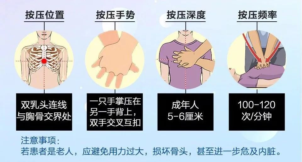 第二步:胸外按压30次 用力快速胸外按压30次:让患者仰卧在平实的硬质