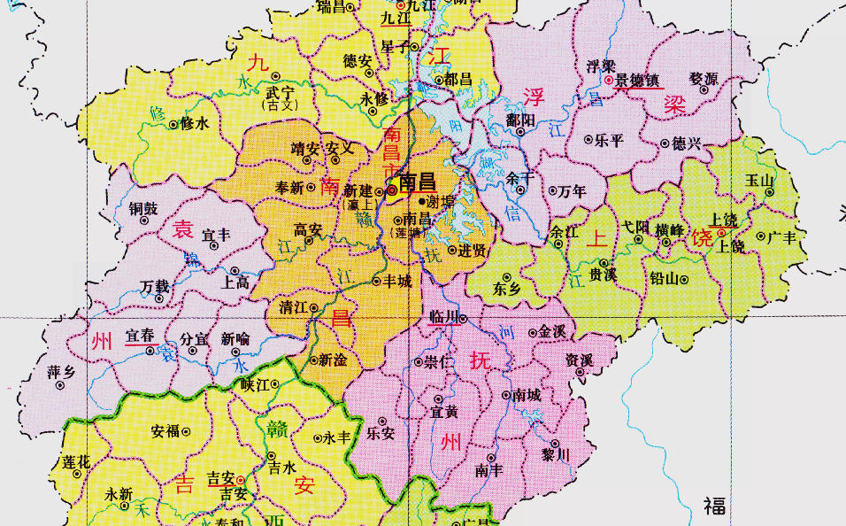 江西省的区划调整,11个地级市之一,宜春市为何有10个区县?